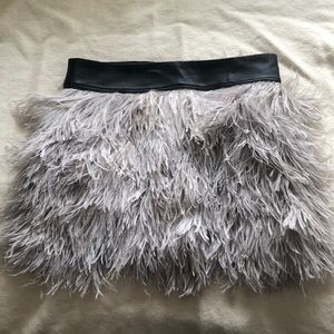 Robert Rodriguez Ostrich Feather Skirt
